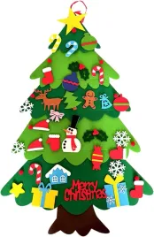 filcowa-choinka-swiateczna-dekoracja-diy-32-ozdoby-zielona-103-cm