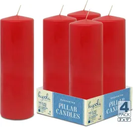 swiece-filarowe-walec-dlugopalace-czerwone-zestaw-4-szt-225-x-75-cm