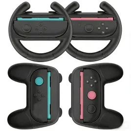 kierownica-do-gier-joy-con-ergonomiczny-zestaw-4-sztuk-czarny-akcesoria