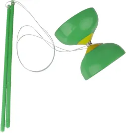 klasyczna-zabawka-zrecznosciowa-diabolo-do-zonglerki-zielony