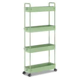 mobilny-wozek-kuchenny-organizer-waski-regal-4-poziomowy-zielony