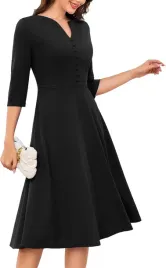 damska-sukienka-koktajlowa-elegancka-midi-dekolt-serek-dopasowana-czarna-s