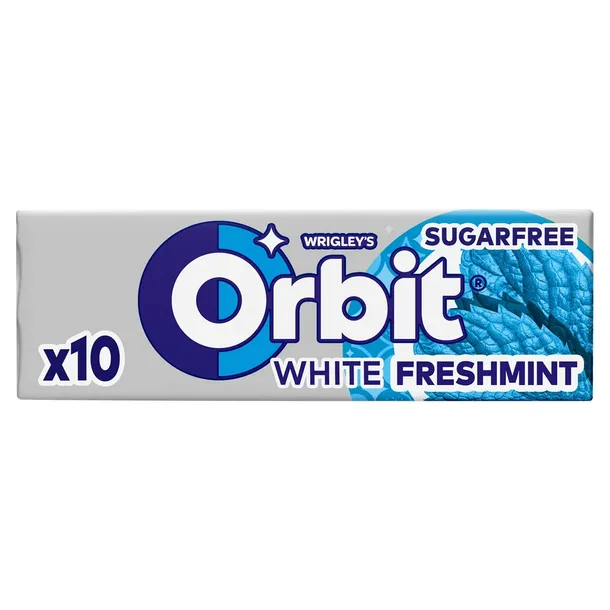 orbit-white-freshmint-10-drazetek-14g-stan-opakowania-oryginalne
