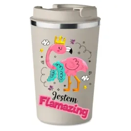 kubek-termiczny-premium-bezowy-prezent-jestem-flamazing-flaming-kt-443-b