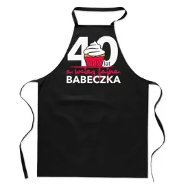 fartuch-kuchenny-czarny-urodziny-40-lat-babeczka-damski-prezent-fa-466-cz