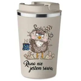 kubek-termiczny-premium-bezowy-prezent-dzien-kobiet-rano-kawa-sowa-kt-441-b