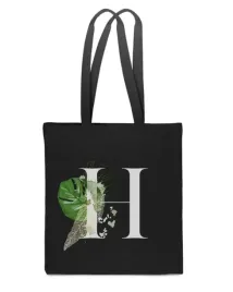 eko-torba-bawelniana-czarna-z-litera-h-imie-monogram-hania-hubert-tt-324-cz