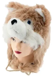 zabawna-ciepla-zimowa-czapka-kobieca-z-futerkiem-mordka-lisek-pompony