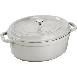 garnek-zeliwny-staub-55-ltr-bialy-truflowy