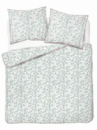posciel-160x200-biala-rozowa-zielona-lame-percale