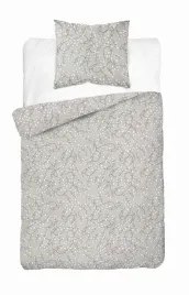 posciel-satynowa-140x200-bezowa-szara-jasna-liscie-drobne-home-satin