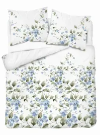 posciel-flanelowa-220x200-biala-w-niebieskie-kwiaty-pastel-flowers