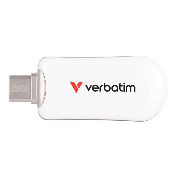 pendrive-verbatim-plectra-256gb-usb-c-3-0-white