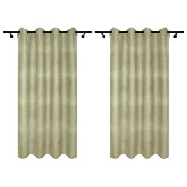zaslony-gotowe-na-przelotkach-140x260-lniany-wzor-zielone-2-sztuki-zaslona