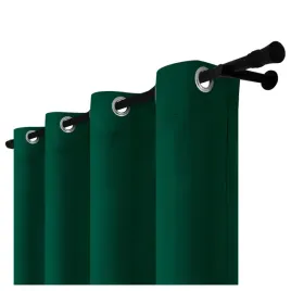 zaslony-welurowe-do-salonu-250-cm-zaslony-na-przelotkach-zielona-bezowa