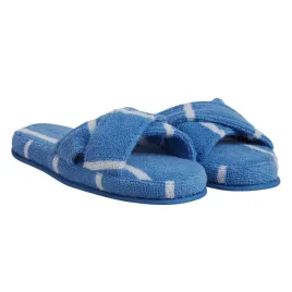 kapcie-meskie-gant-stripe-cross-niebieskie
