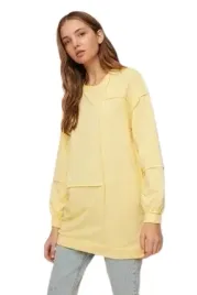 trendyol-bluza-damska-zolta-z-dlugim-rekawem-i-okraglym-dekoltem-36-5ba