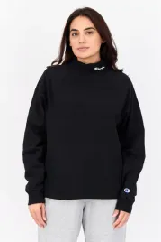champion-czarna-bluza-z-usawionym-golfem-i-logo-s-xta
