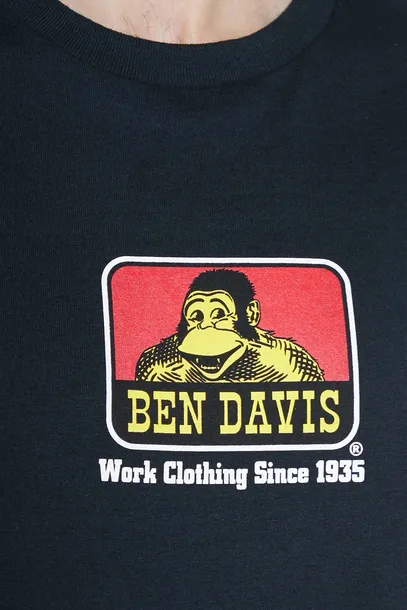 koszulka-ben-davis-classic-logo-black-stan-nowy