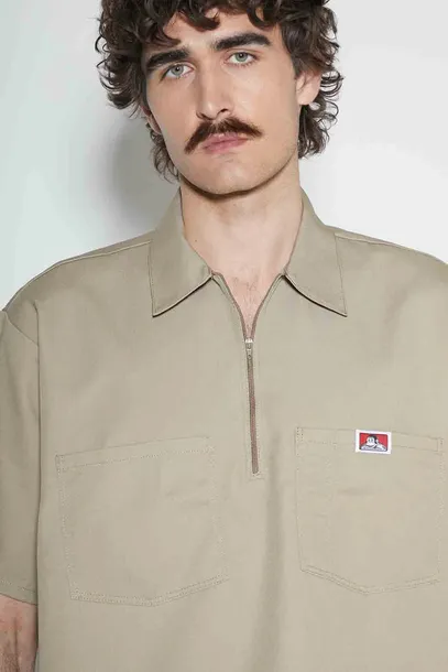 koszula-ben-davis-solid-12-zip-khaki-marka-carhartt