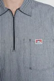koszula-ben-davis-stripe-12-zip-black-stripe-stan-nowy