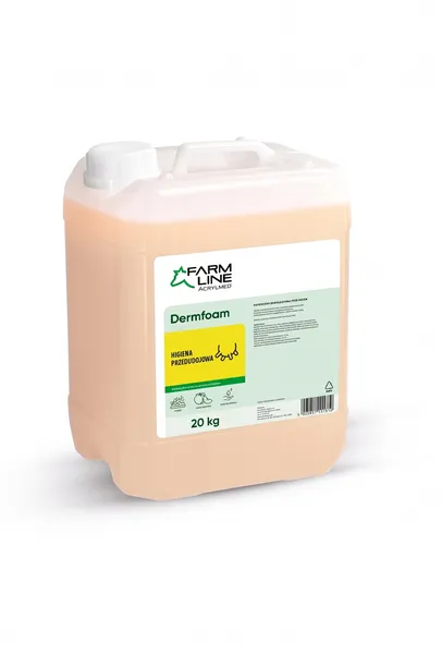 Dermfoam 20 kg – Piana do higieny wymion przed dojem – Acrylmed