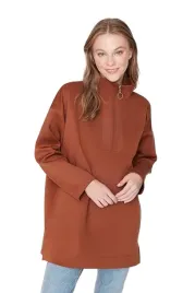trendyol-bluza-damska-z-zamkiem-i-stojka-brazowa-s-5ea