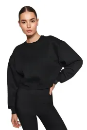 trendyol-czarna-bluza-damska-z-dzetami-bez-kaptura-dlugi-rekaw-l-5ea