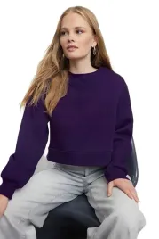 trendyol-damska-bluza-z-dlugim-rekawem-fioletowa-bez-nadruku-m-5ea