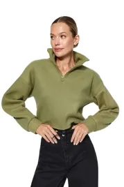 trendyol-bluza-damska-z-zamkiem-i-stojka-kolor-zielony-l-5ea