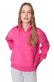 trendyol-damska-bluza-zamek-golf-rozowa-bawelna-poliester-s-5ea