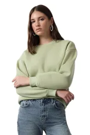 trendyol-zielona-bluza-damska-dlugi-rekaw-bez-nadruku-l-5ea