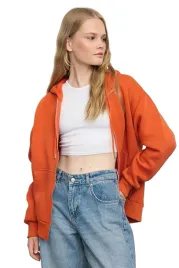 trendyol-bluza-damska-z-kapturem-pomaranczowa-z-zamkiem-m-5ea