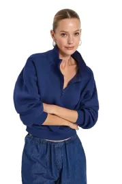 trendyol-bluza-damska-z-zamkiem-i-stojka-niebieska-l-5ea