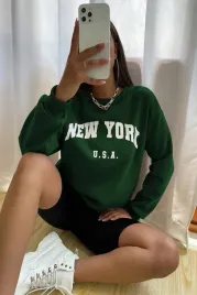 zielona-bluza-damska-z-nadrukiem-new-york-u-s-a-xl-5ga