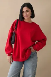 czerwona-bluza-damska-z-dlugim-rekawem-bez-nadruku-l-xl-5ga
