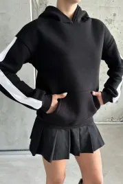 bluza-damska-z-kapturem-czarna-z-bialymi-lampasami-l-5ga