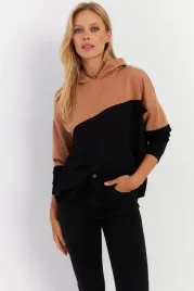 bluza-damska-z-kapturem-dwukolorowa-brazowo-czarna-l-5ga