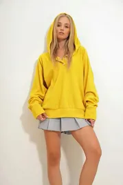 bluza-damska-z-kapturem-zolta-bawelniana-z-dlugim-rekawem-l-5ga