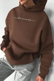 bluza-damska-brazowa-z-nadrukiem-dreamer-z-kapturem-s-m-5ga
