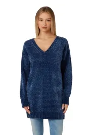guess-kobiecy-granatowy-sweter-luzny-dlugi-dekolt-v-xs-2cb