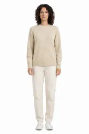 weekend-maxmara-bezowy-klasyczny-sweter-dlugi-rekaw-s-i4a