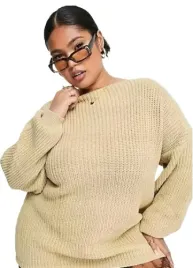 glamorous-plus-size-bezowy-sweter-klasyczny-44-vao