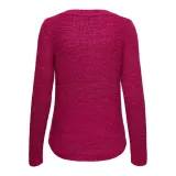 only-sweter-bordowy-damski-klasyczny-basic-s-jqa-stan-nowy