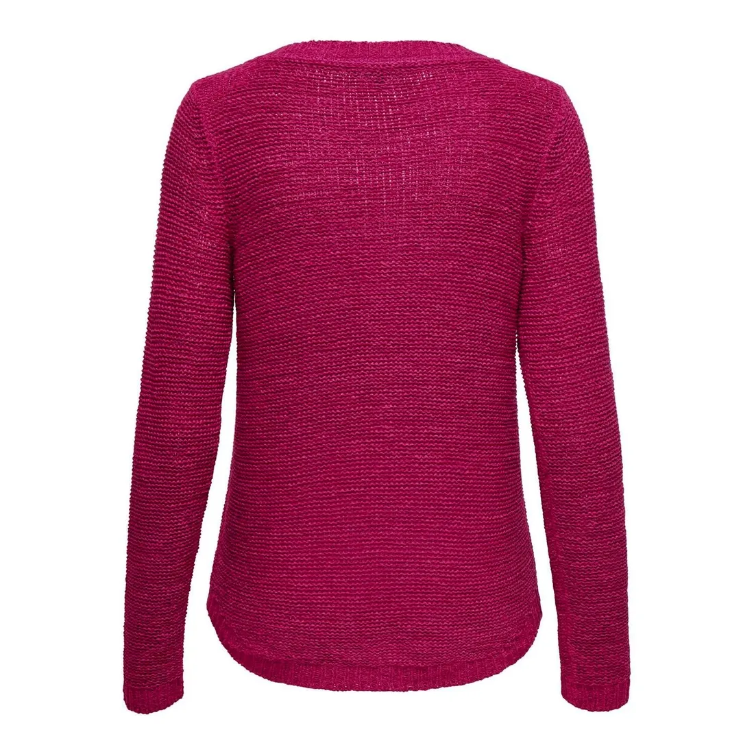 only-sweter-bordowy-damski-klasyczny-basic-s-jqa