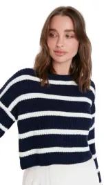 trendyol-granatowy-sweter-damski-w-biale-paski-z-golfem-36-5aa