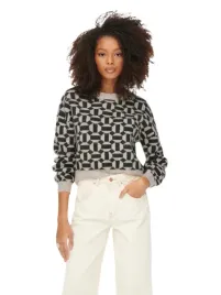 only-krotki-sweter-damski-wzor-geometryczny-bezowy-m-6ba