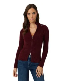 guess-sweter-damski-bordowy-dopasowany-z-zamkiem-i-pagonami-m-2ca