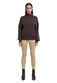 risa-brazowy-sweter-damski-ze-stojka-dlugi-rekaw-xs-s-2fa