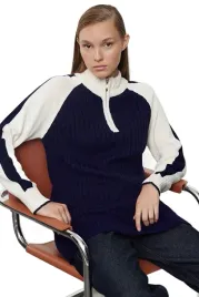 trendyol-sweter-damski-granatowy-z-bialymi-lampasami-z-zamkiem-m-5ea